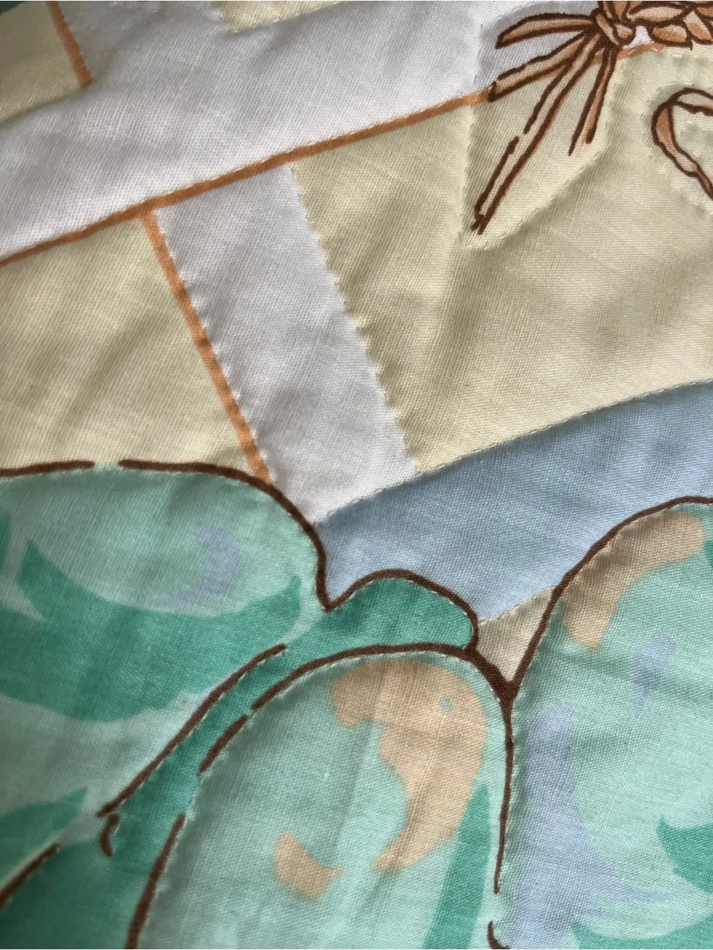 Vintage Peter Rabbit Baby Handmade Blanket Quilt 1997